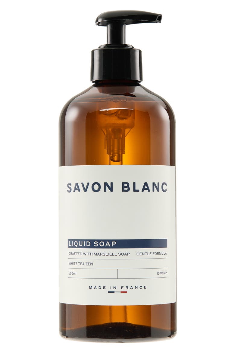 Savon de Marseille White Tea Liquid Hand Soap, Main, color, WHITE