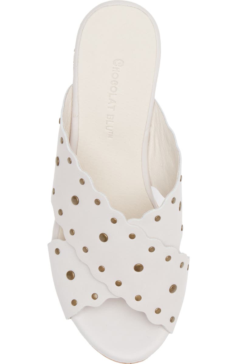 Chocolat Blu Studded Platform Wedge Sandal, Alternate, color,