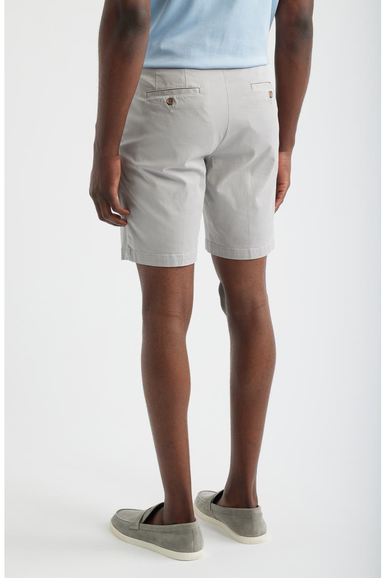 Savannah Stretch Cotton Twill Shorts, Alternate, color, MIST
