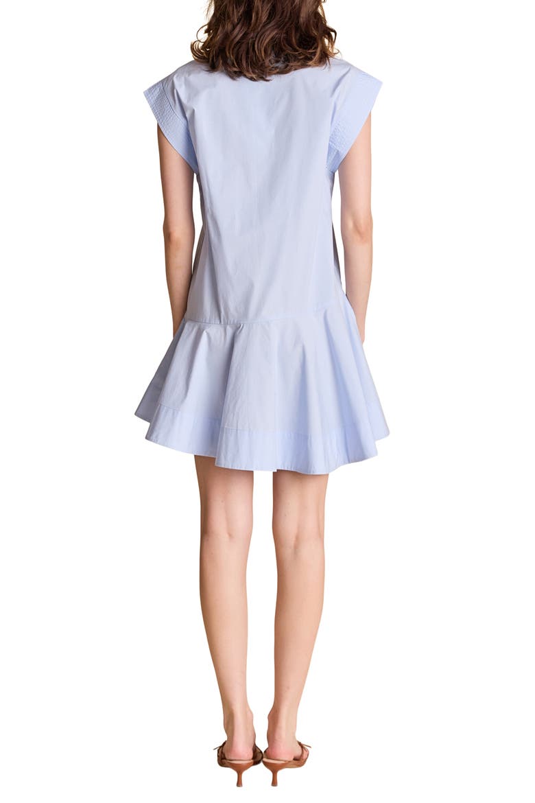 Cap Sleeve Minidress, Alternate, color, POWDER BLUE