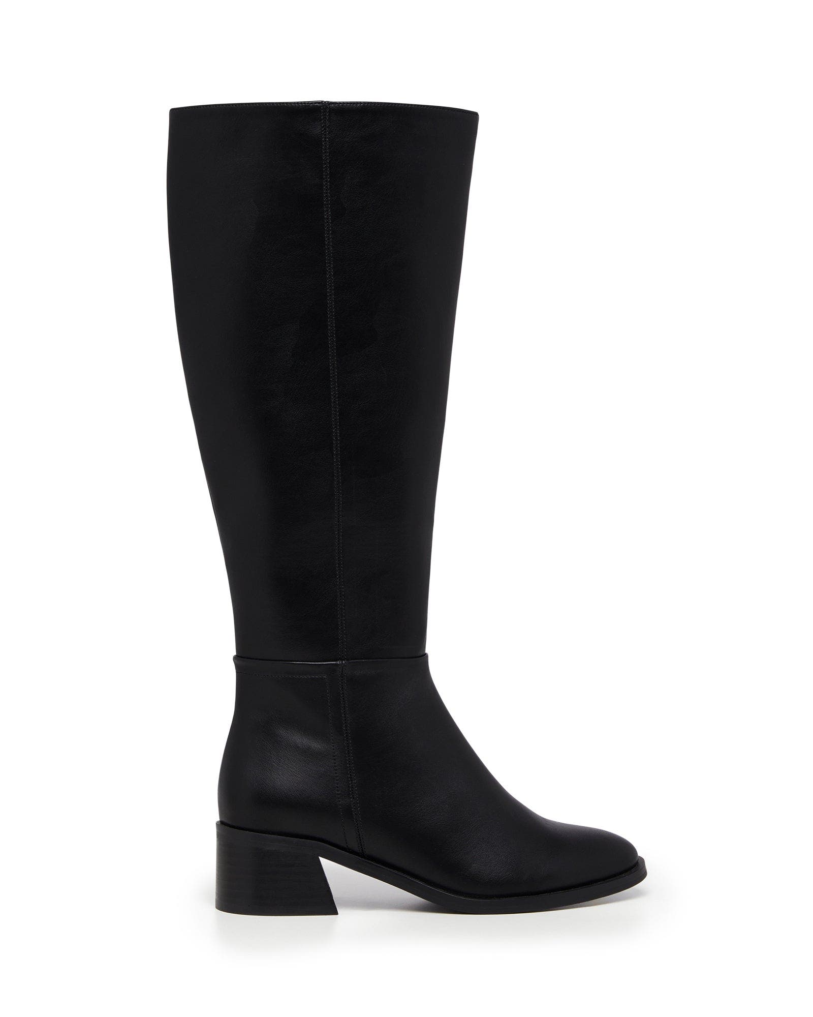 Therapy Australia Neva Knee-High Boot, Main, color, Black Smooth Pu