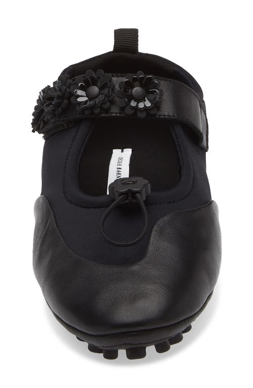 Cecilie Bahnsen Bess Mary Jane Flat In Black
