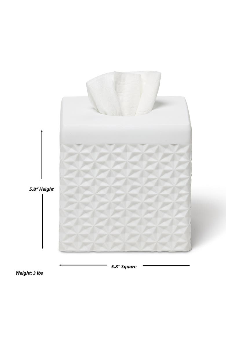 ROSELLI TRADING COMPANY Quilted 8-Piece Bath Accessory Set, Alternate, color, White