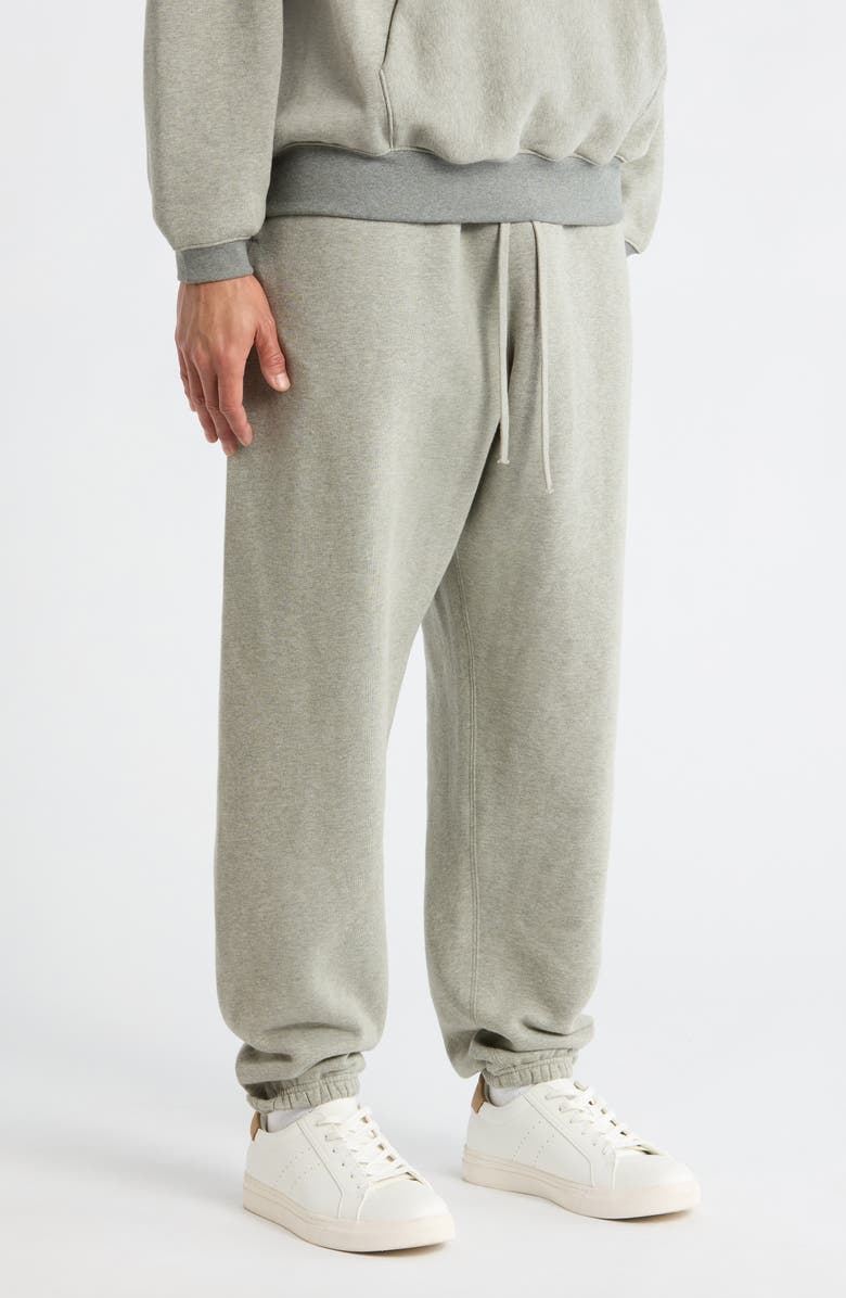 Fear of God Essentials Signature Classic Fit Jogger Sweatpants, Alternate, color, Concrete/Dark Concrete Heather