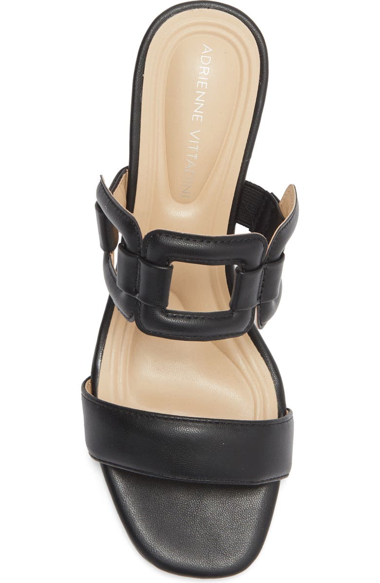 Adrienne Vittadini Ando Sandal, Alternate, color, Black