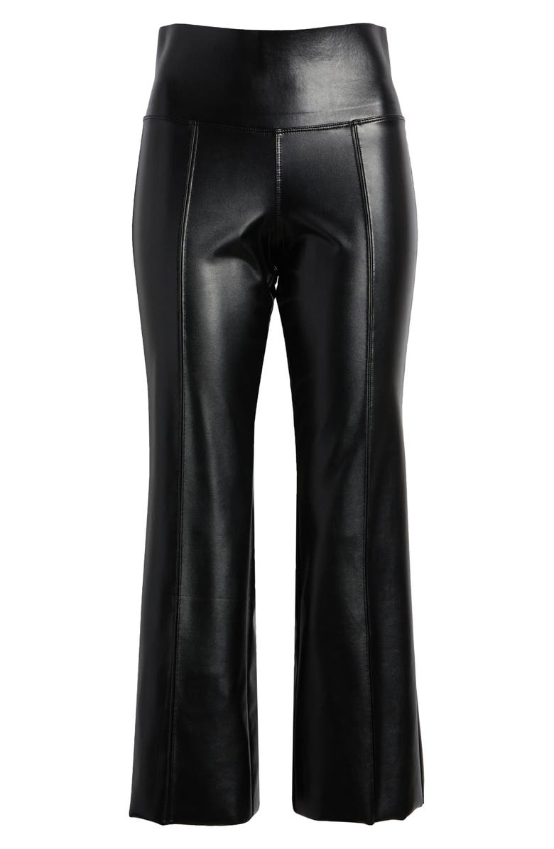 Hue Crop Faux Leather Leggings, Alternate, color,