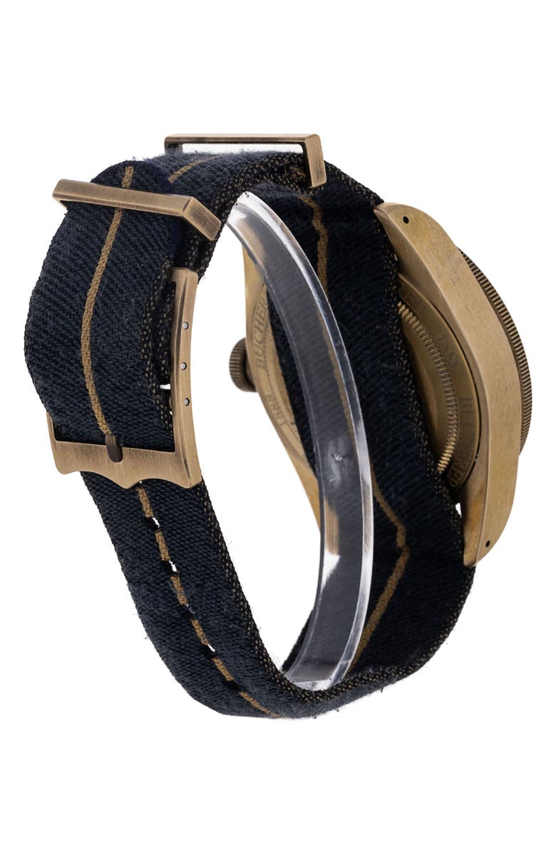 Watchfinder & Co. Tudor Preowned Heritage Black Bay Fabric Strap Watch, 43mm, Alternate, color, 