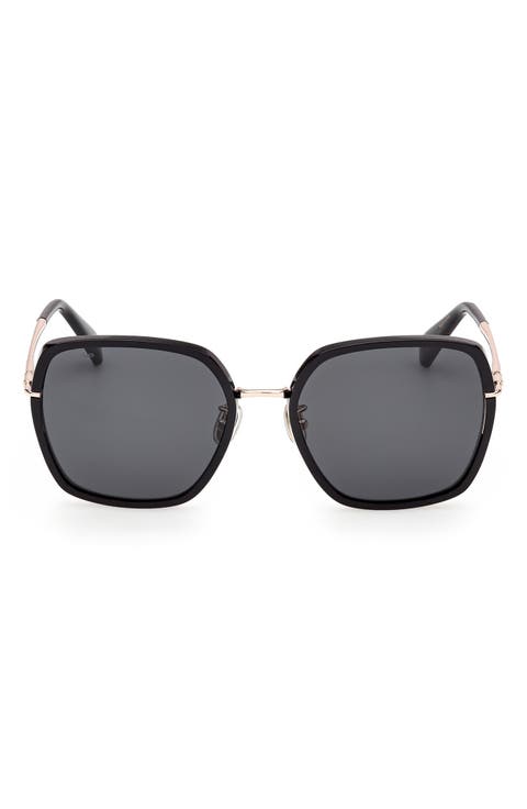 57mm Square Sunglasses