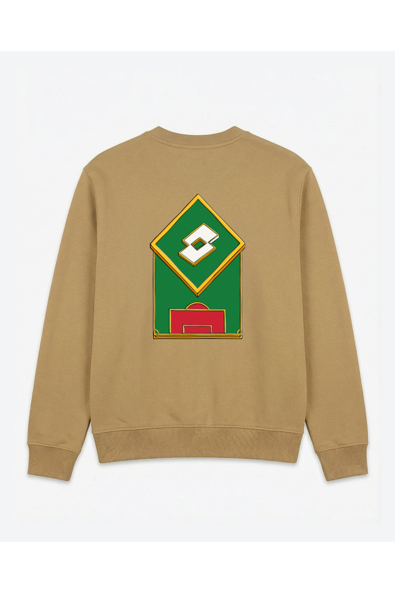 Match Day Men's Crewneck Sweater, Alternate, color, Tan