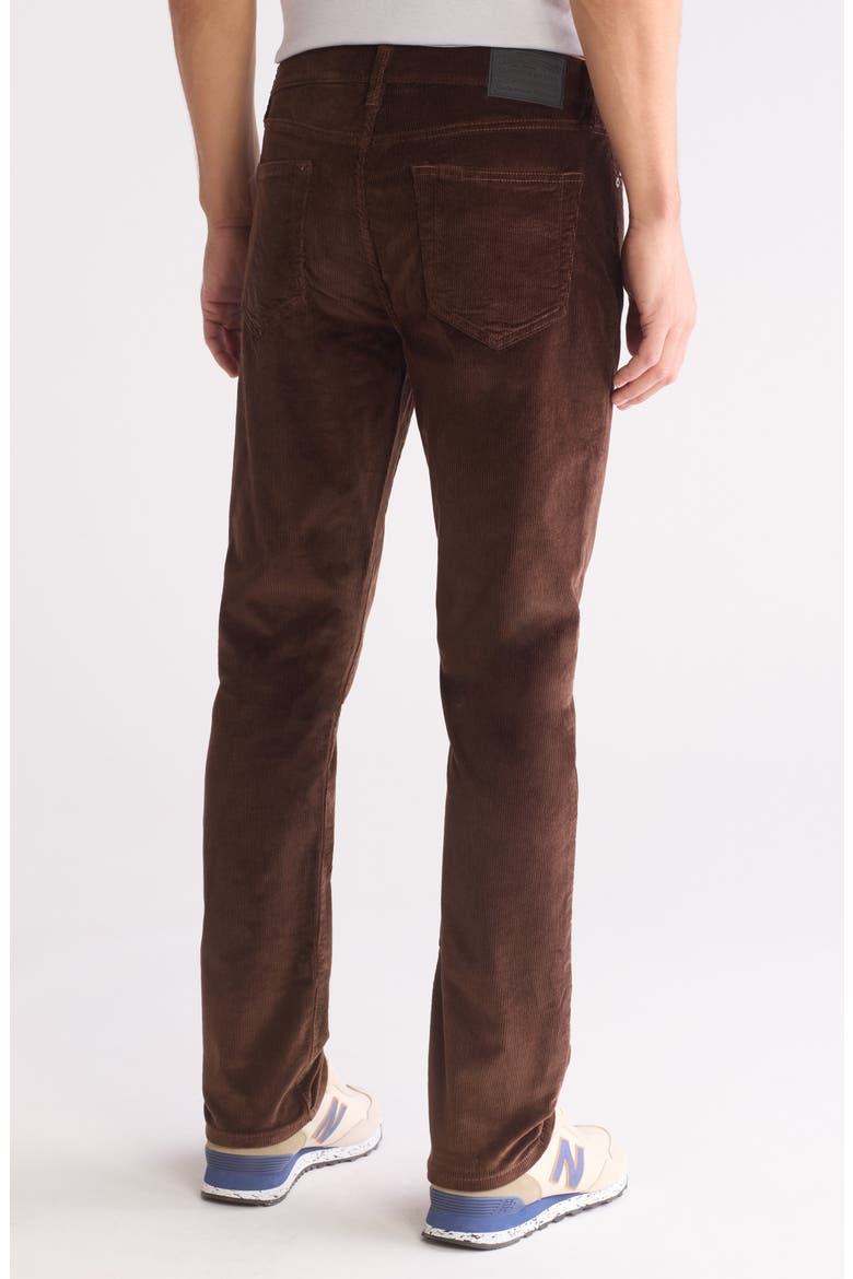 121 Slim Straight Corduroy Pants, Alternate, color, WALNUT