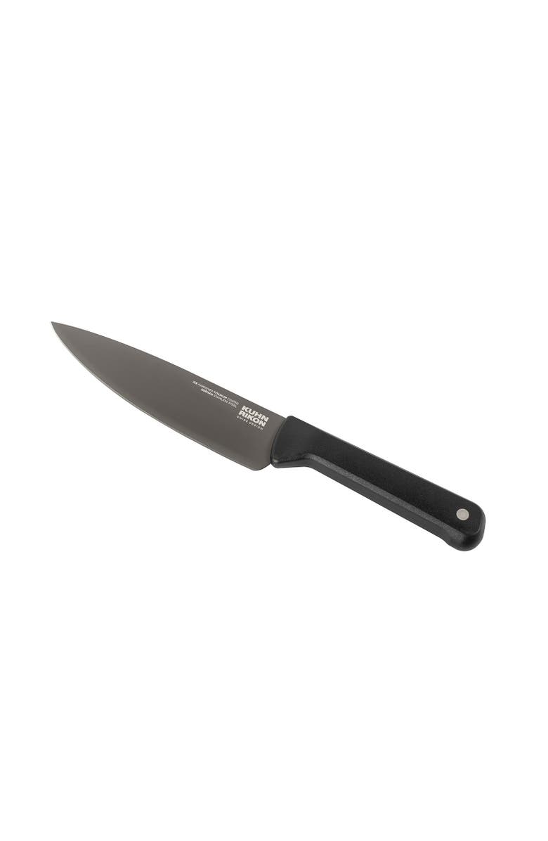 Kuhn Rikon ICED Chef's Knife 6.3-Inch, Ice Hardened German Stainless Blade, Main, color, Black
