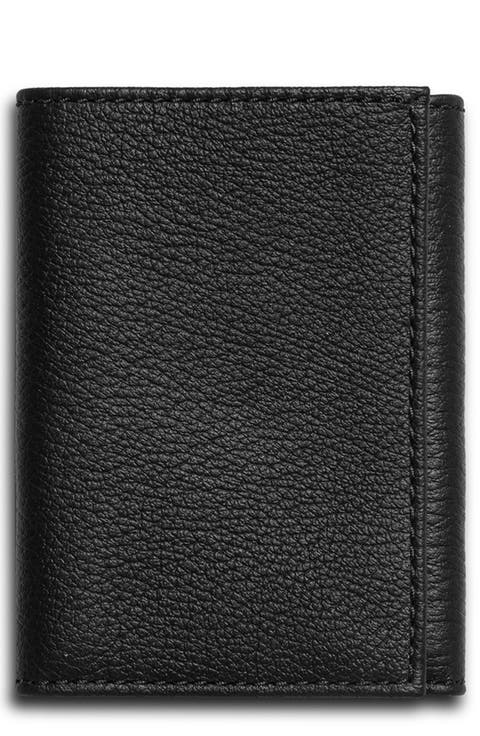 Canfield RFID Trifold Pebbled Leather Wallet