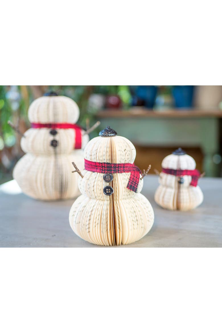 Book Snowman, Alternate, color, Neutral