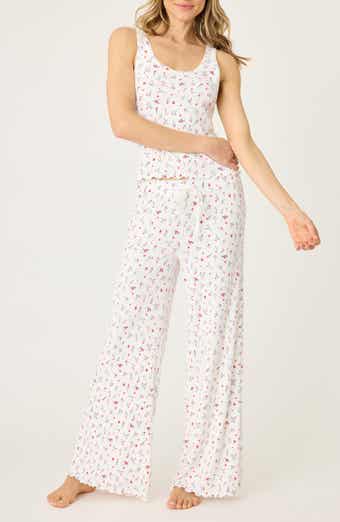PJ Salvage La Rose Ribbed Tank & Pants Pajamas