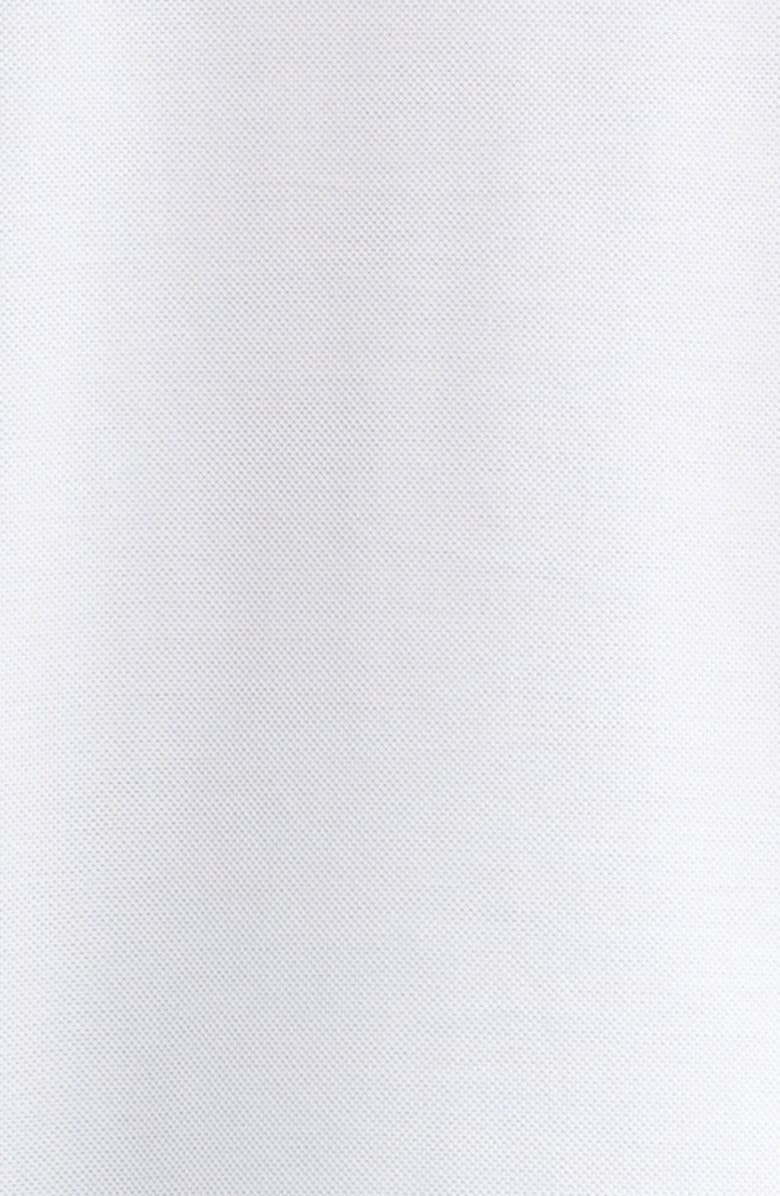 Versace Medusa Embroidered Cotton Piqué Polo, Alternate, color, Optical White