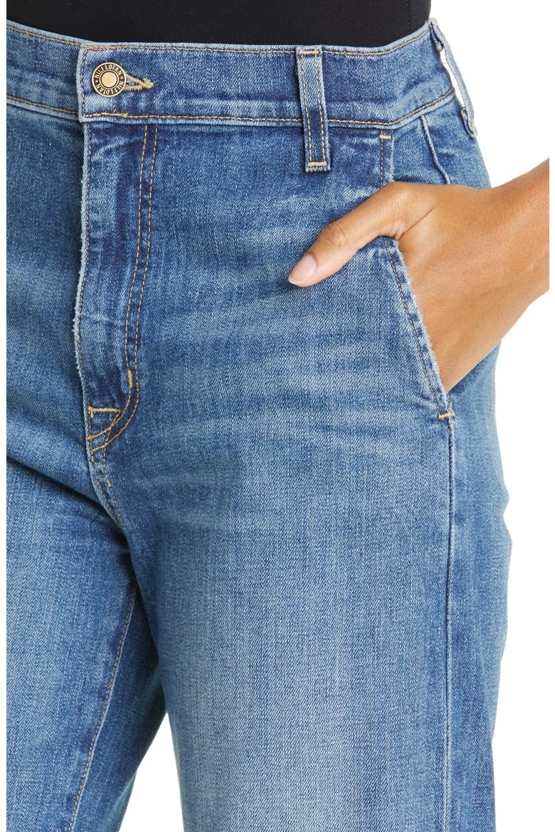 Anna High Waist Wide Leg Jeans, Alternate, color, CLASSIC WASH