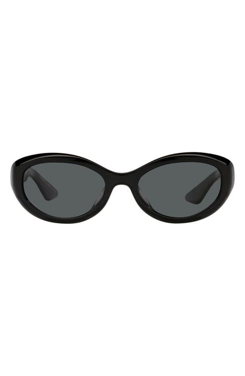 x KHAITE 1969C 53mm Oval Sunglasses