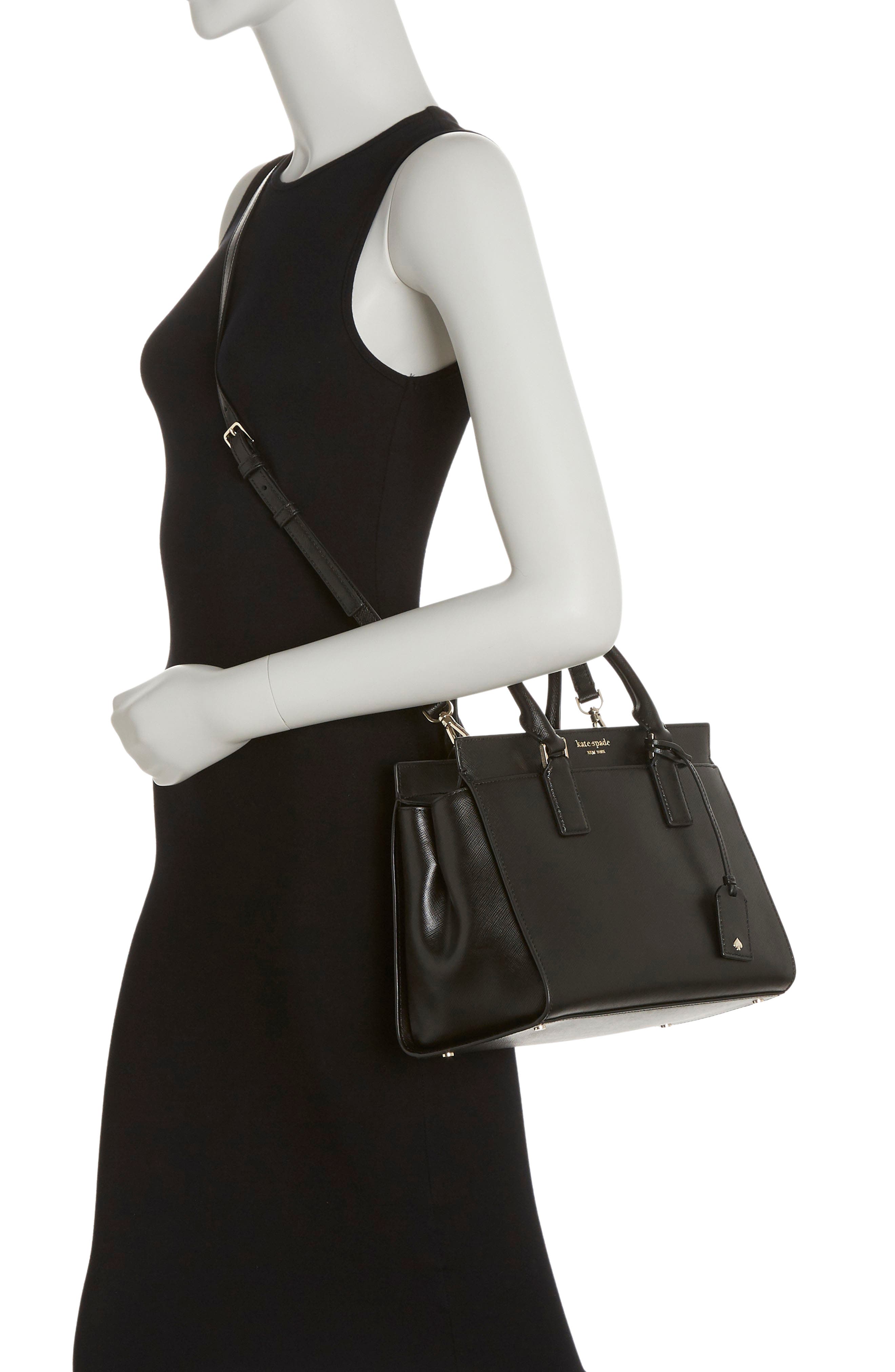 Kate Spade New York cameron medium leather satchel, Alternate, color, 