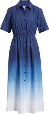 Anne Klein Short Sleeve Shirtdress