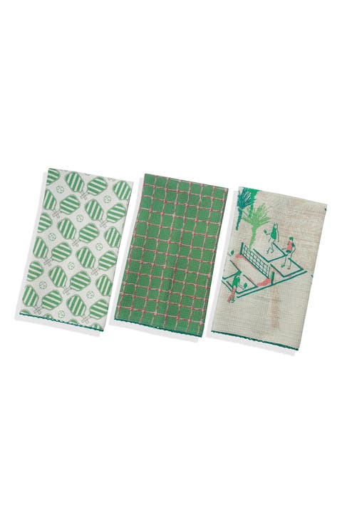 Pickleball Game Day Set of 3 Kitchen Towels