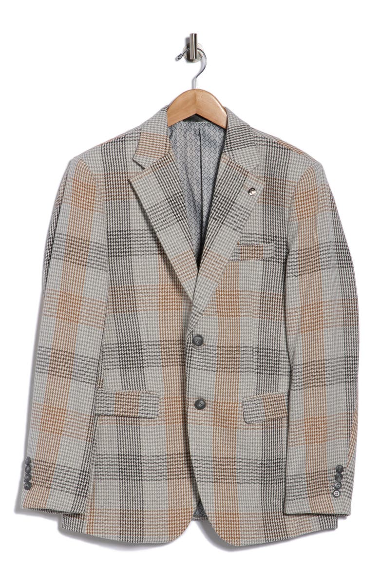 Slim Fit Two Button Blazer, Alternate, color, BEIGE