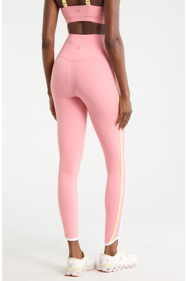 Cloud Duo Stripe Leggings, Alternate, color, STRAWBERRY ICE