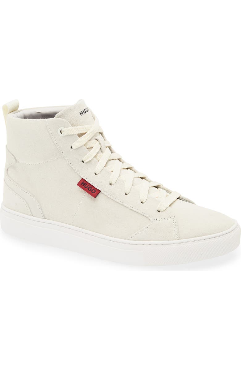 BOSS Morrie High Top Sneaker, Main, color, Open White