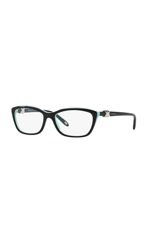 Tiffany & Co . 52mm Cat Eye Optical Glasses In Black