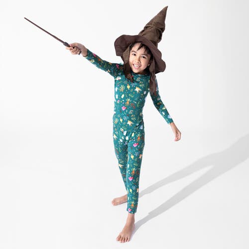 Bellabu Bear Kids Unisex Kids' Mandrakes Potions & Herbs Set Of 2 Piece Pajamas In Green
