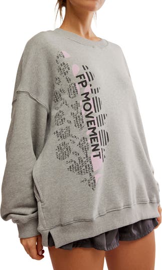 FP Movement All Star Oversize Graphic Sweatshirt