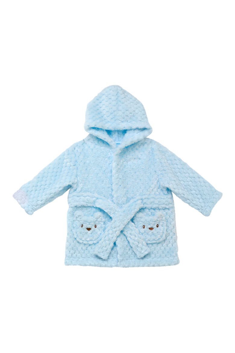 Hooded Bathrobe, Main, color, BLUE