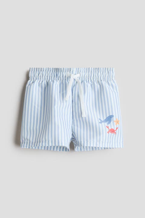 Patterned Swim Shorts