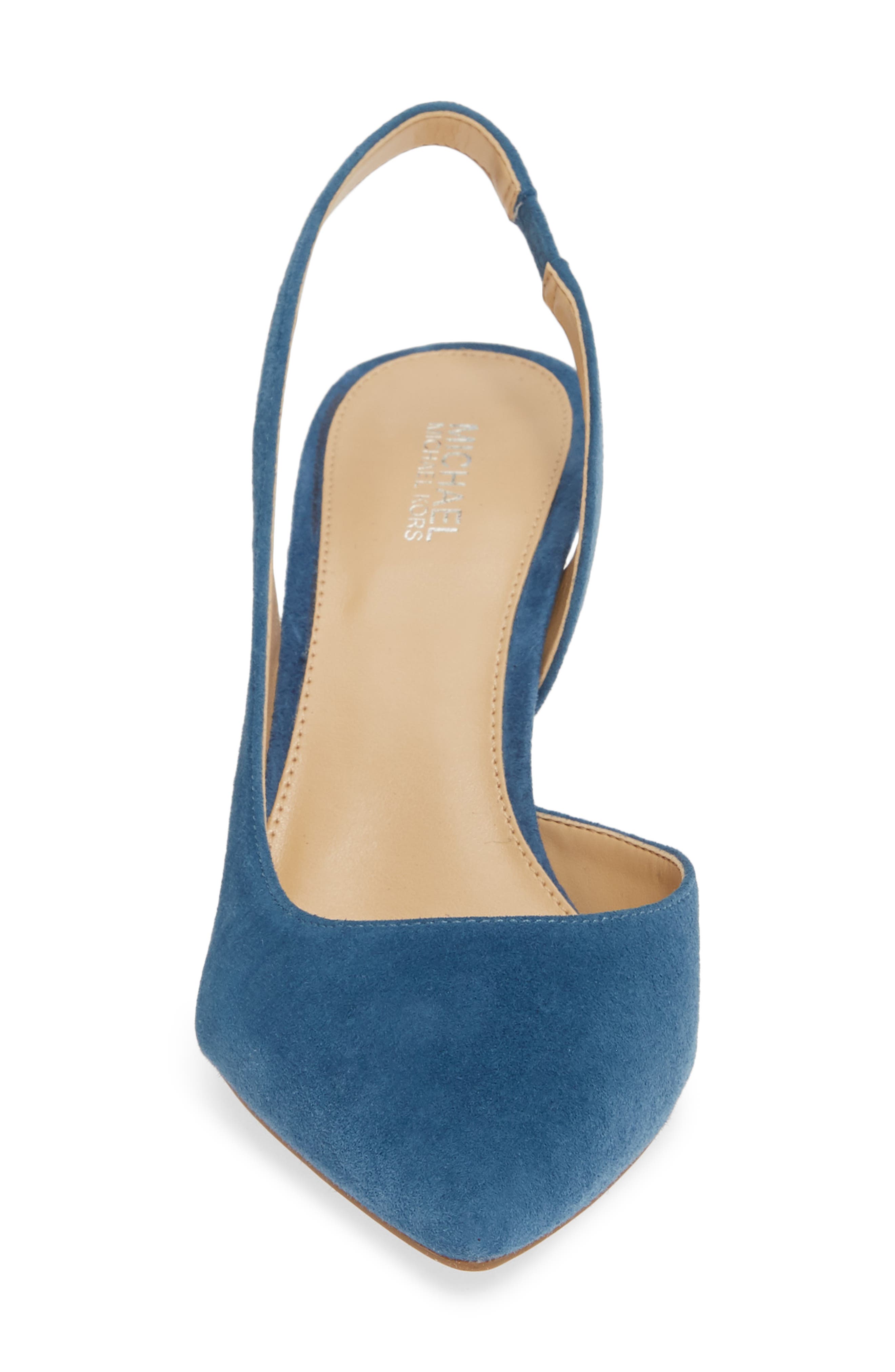 Lucile Flex Slingback Pump, Alternate, color, DARK CHAMBRAY SUEDE