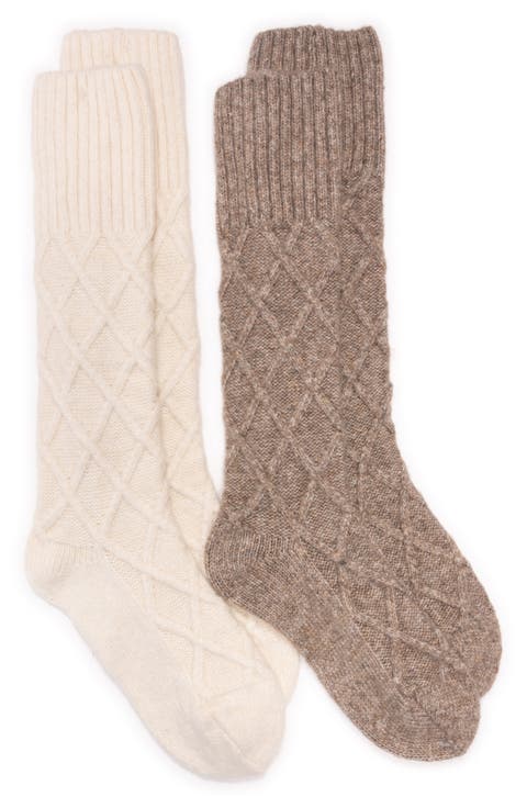Lounge Lattice Crew Socks