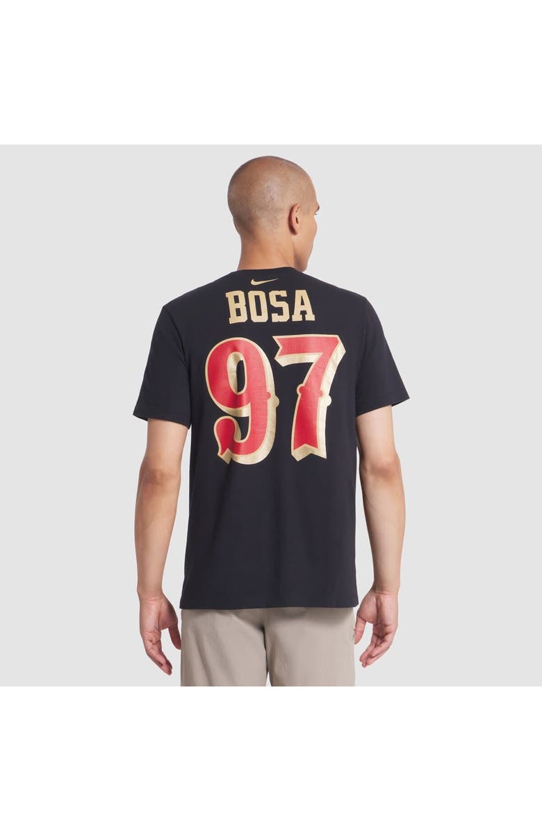 Nike Men's Nike Nick Bosa Black San Francisco 49ers 2025 Rivalries Collection Player Name & Number T-Shirt, Alternate, color, Black