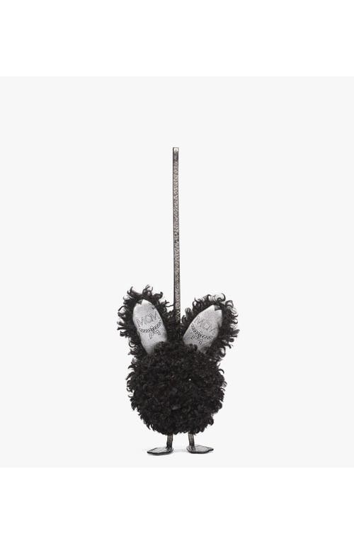 Mcm Aren Rabbit Charm In Black