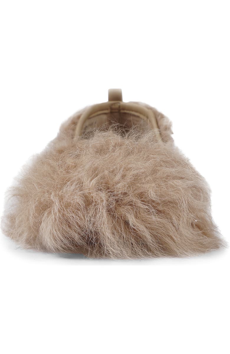 Artisan Crafted By Zigi Quincy Faux Fur Flat, Alternate, color, Beige Leather