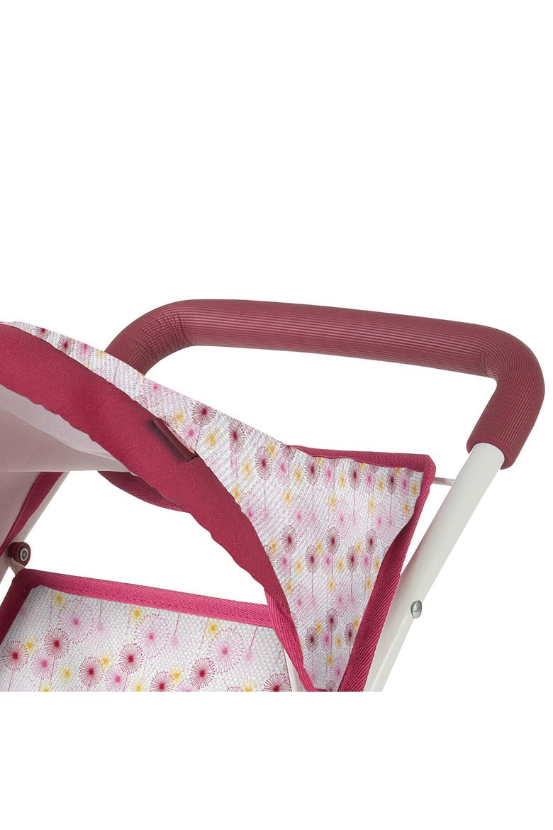 3 Wheel Doll Buggy, Happy Flower, Foldable Toy Stroller, Dolls Up to 19.5 Inches, Alternate, color, Multicolored