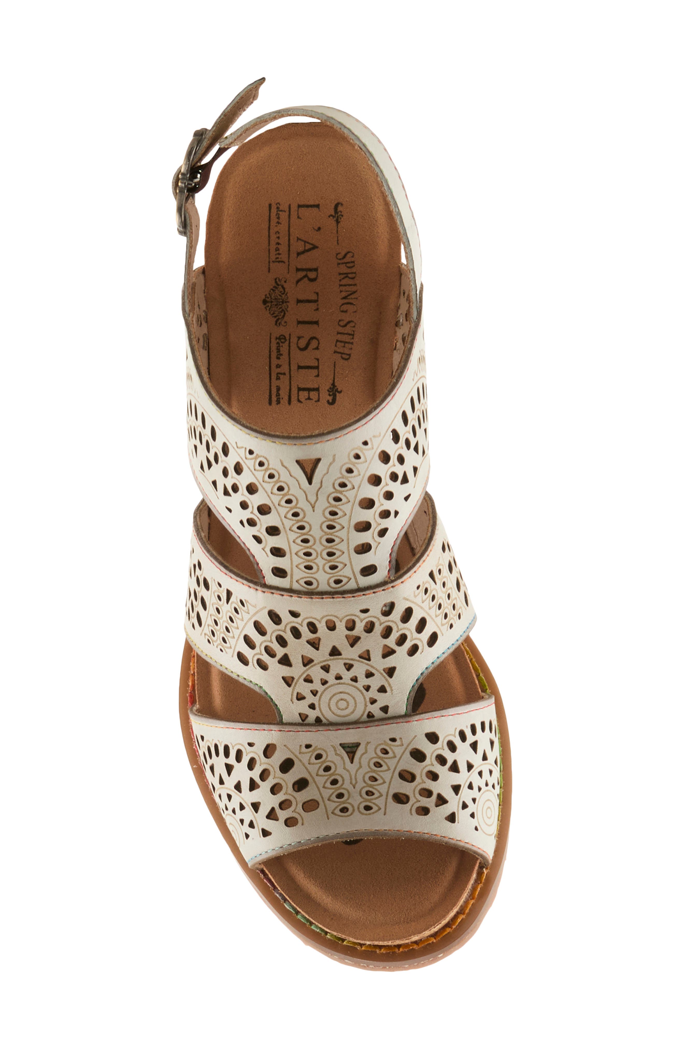 L'Artiste by Spring Step Perfdfection Slingback Sandal, Alternate, color, Bone