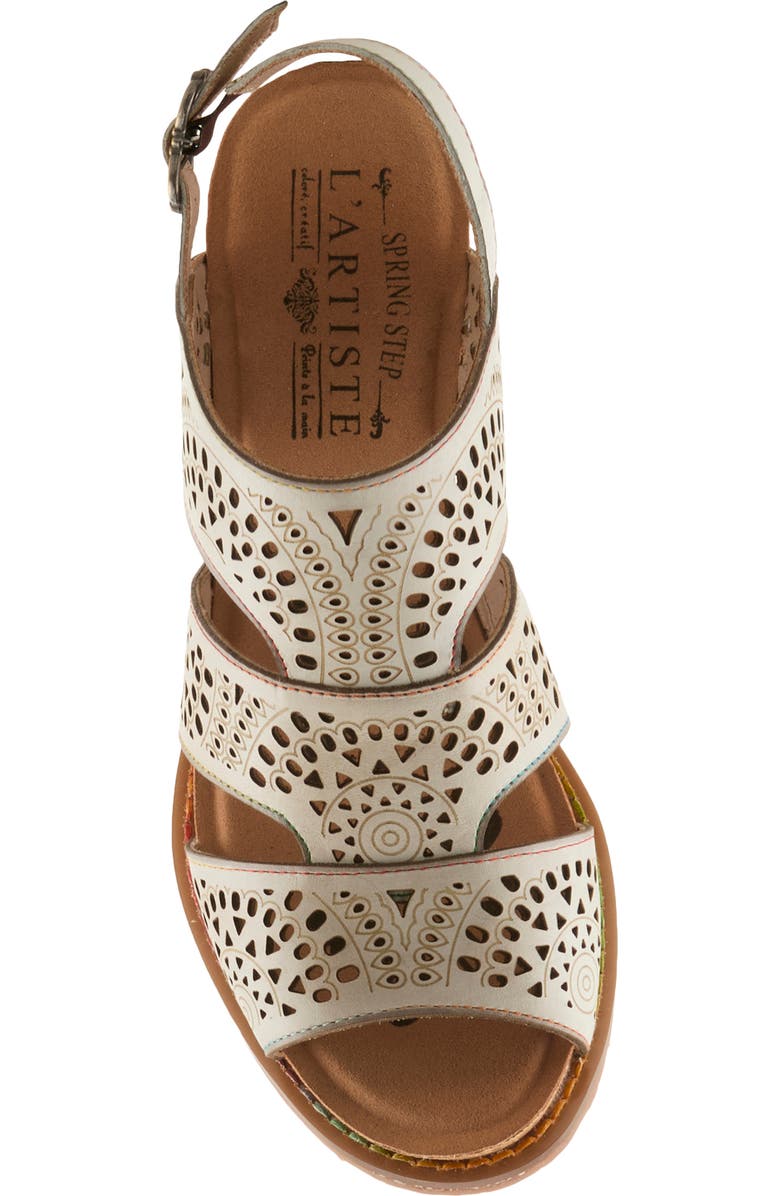 L'Artiste by Spring Step Perfdfection Slingback Sandal, Alternate, color, Bone