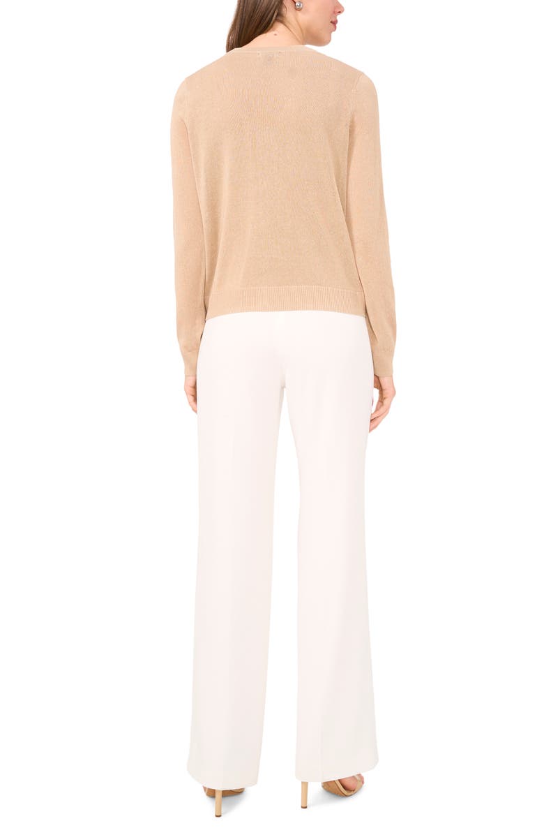 Halogen<sup>®</sup> V-Neck Cardigan, Alternate, color, Oxford Tan