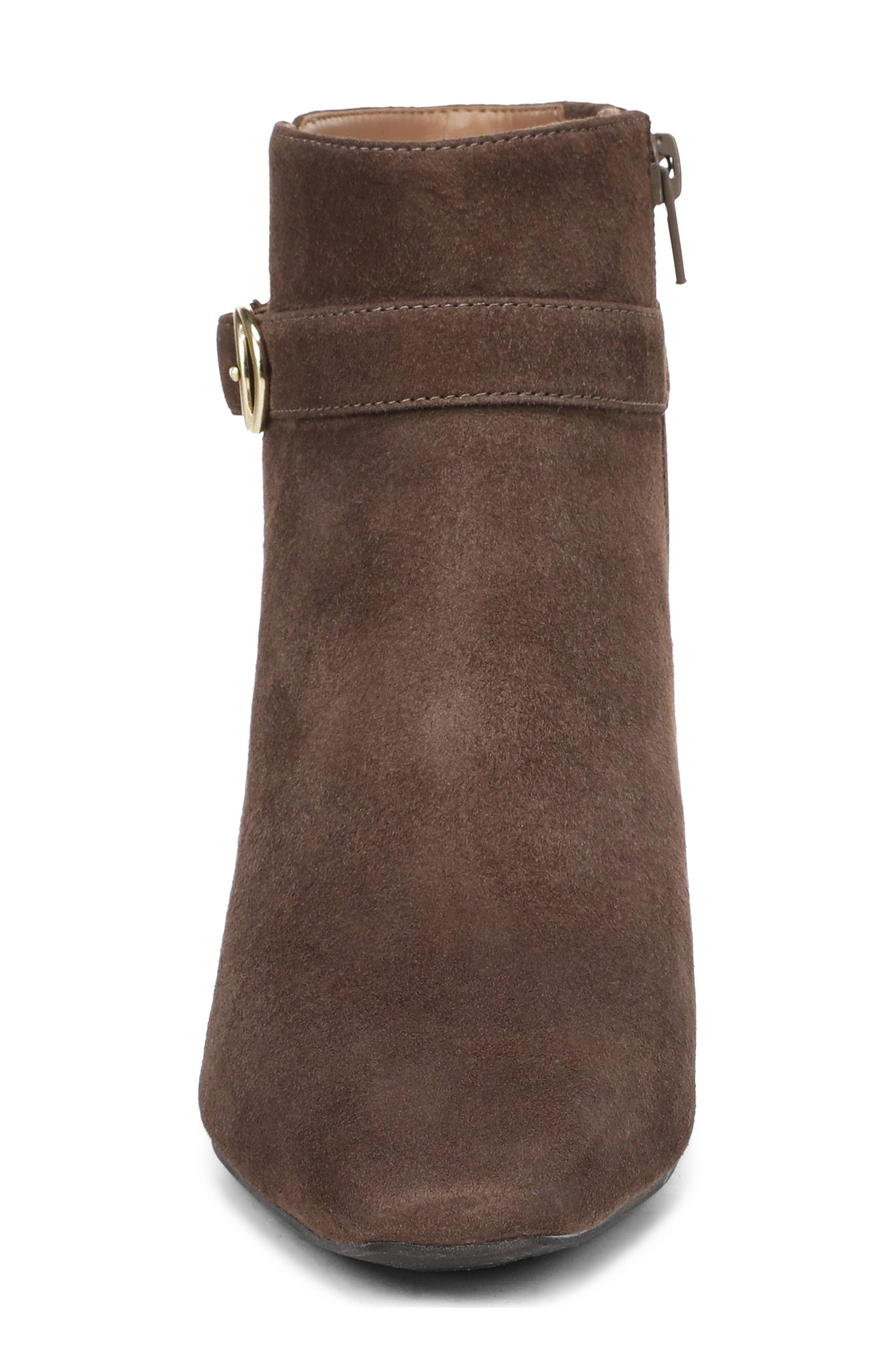 Saskia Block Heel Bootie, Alternate, color, DRIFTWOOD SUEDE