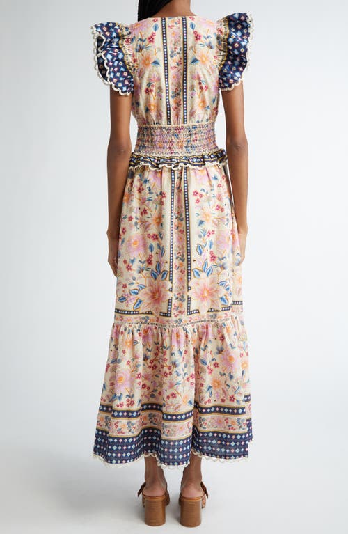 Farm Rio Superbloom Tapestry Cotton Dress In Super Bloom Tapestry
