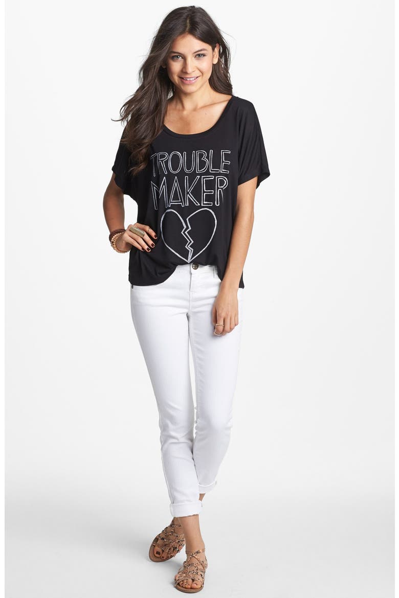 Skinny Jeans, Main, color, WHITE