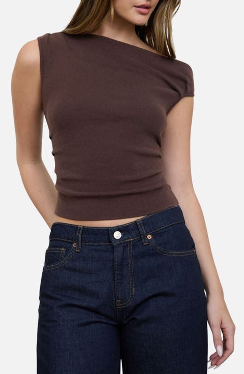 Asymmetrical Rib Top