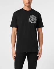 PHILIPP PLEIN T-Shirt Round Neck Ss Skull&Amp;Bones Men