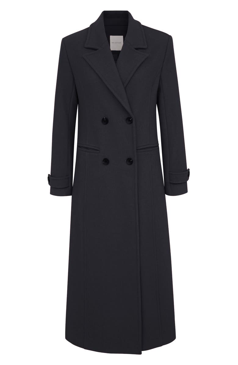 Avec Les Filles Double Breasted Longline Coat, Alternate, color,