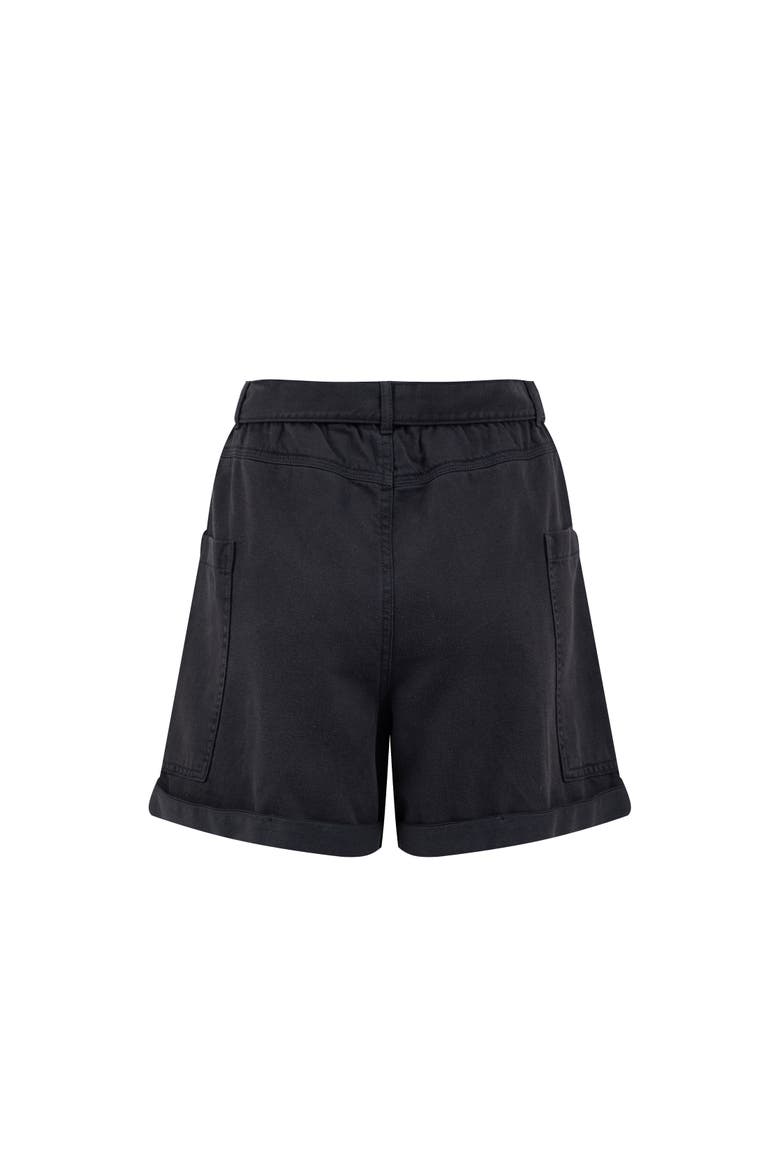 Cynthia Twill Shorts, Alternate, color, Midnight