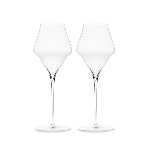 Josephinenhütte Josephine No. 4 Champagne Glass Set of 2 in Clear  product