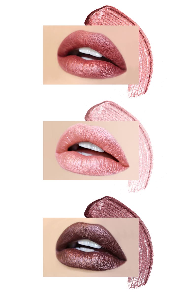 Jouer Best of Metallics Mini Long-Wear Lip Crème Liquid Lipstick Collection, Alternate, color, 